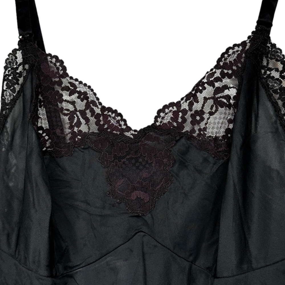 Vintage Carol Brent Black Full‎ Slip - Picture 2 of 7